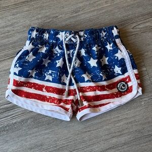 Binky Bro Red, White and Blue Bathing Suit - 6 months